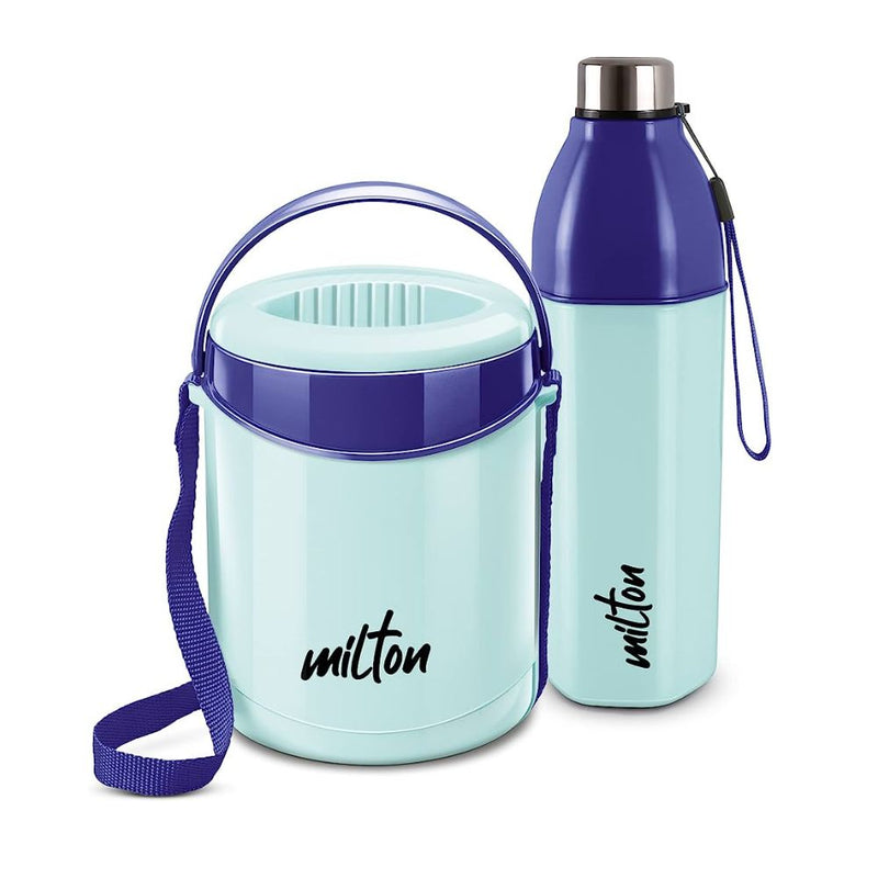 Milton Essential Gift Set - Econa Tiffin 3 + Hexone 900 Bottle - 4