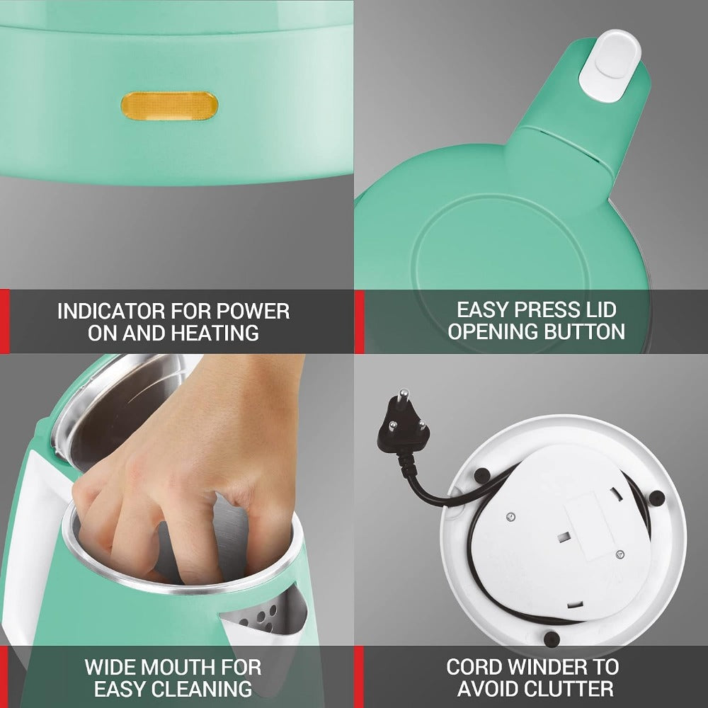 Milton Euroline Riga Electric 1.5 Litre 1500 Watts Stainless Steel Electric Kettle - 4