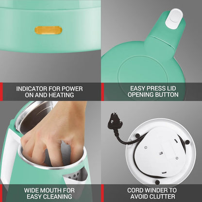 Milton Euroline Riga Electric 1.5 Litre 1500 Watts Stainless Steel Electric Kettle - 4