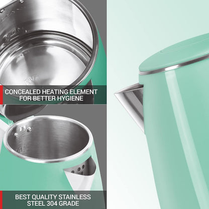 Milton Euroline Riga Electric 1.5 Litre 1500 Watts Stainless Steel Electric Kettle - 3