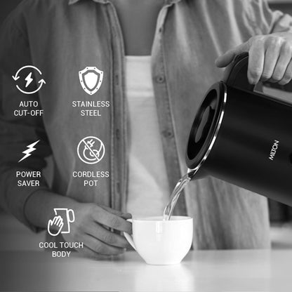 Milton Stainless Steel Companion 800 ML Electric Kettle - 3