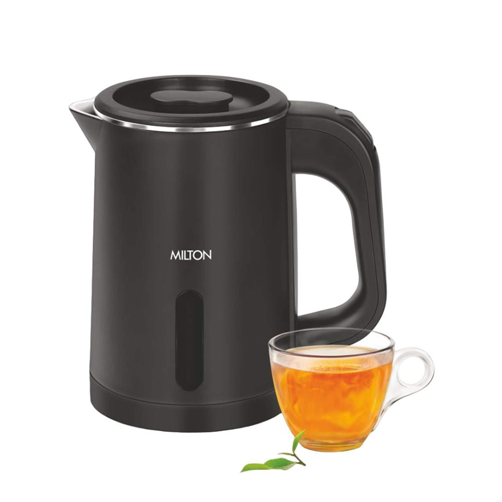 Milton Stainless Steel Companion 800 ML Electric Kettle Black Pc
