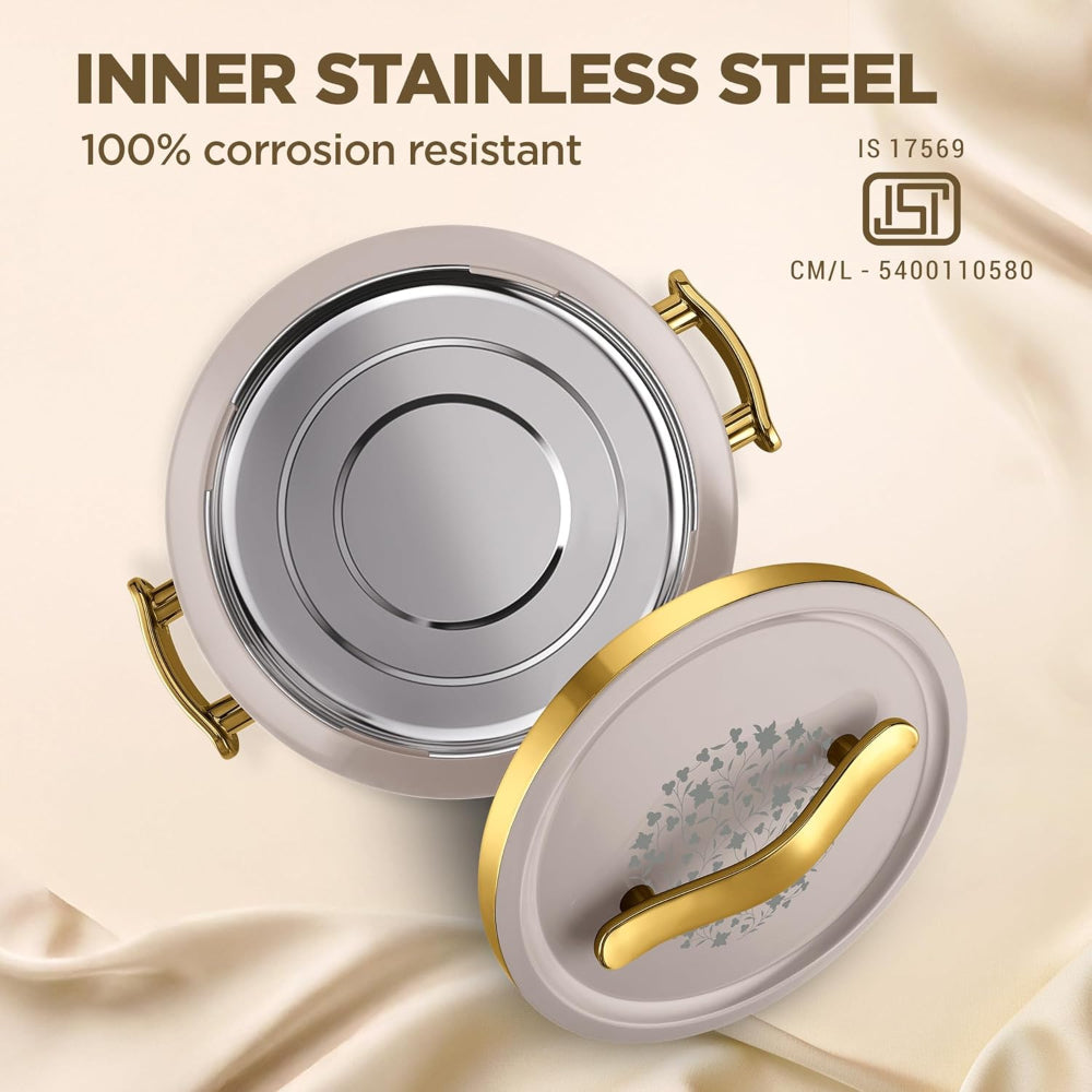 Milton Insignia Inner Stainless Steel Insulated Jr. Casserole Set - 8