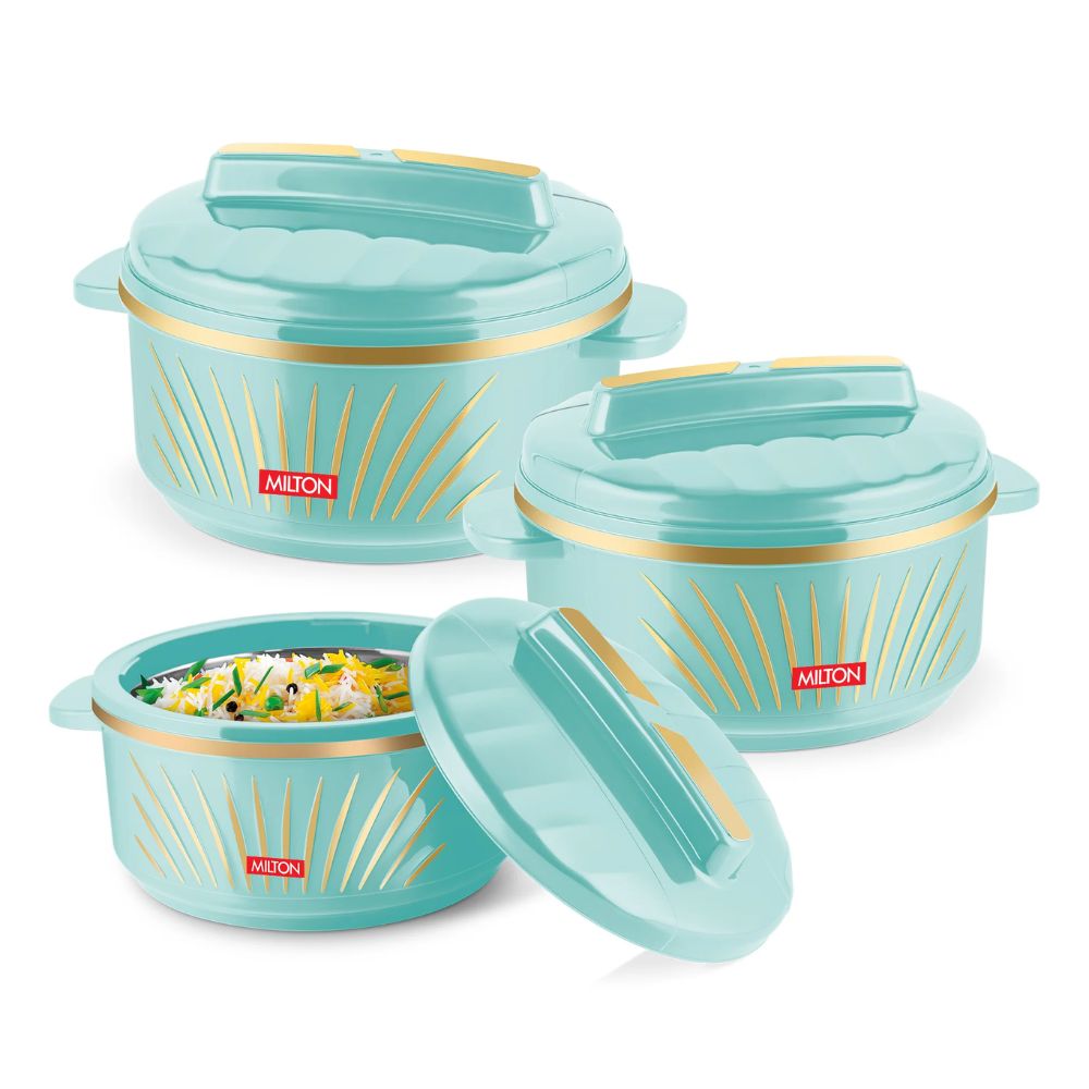 Milton Roti Fresh PU Insulated Junior Casserole set with Inner Roti Basket - 3