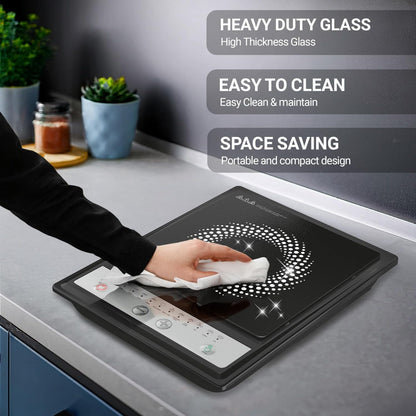 Milton Elio 14.0 1400 Watts Portable Induction Cooktop - 6