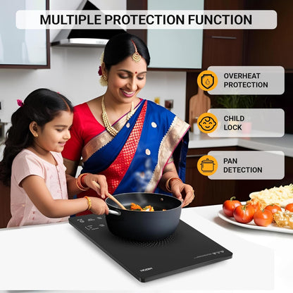 Milton Elio Elite 21.0 2100 Watts Portable Induction Cooktop - 4