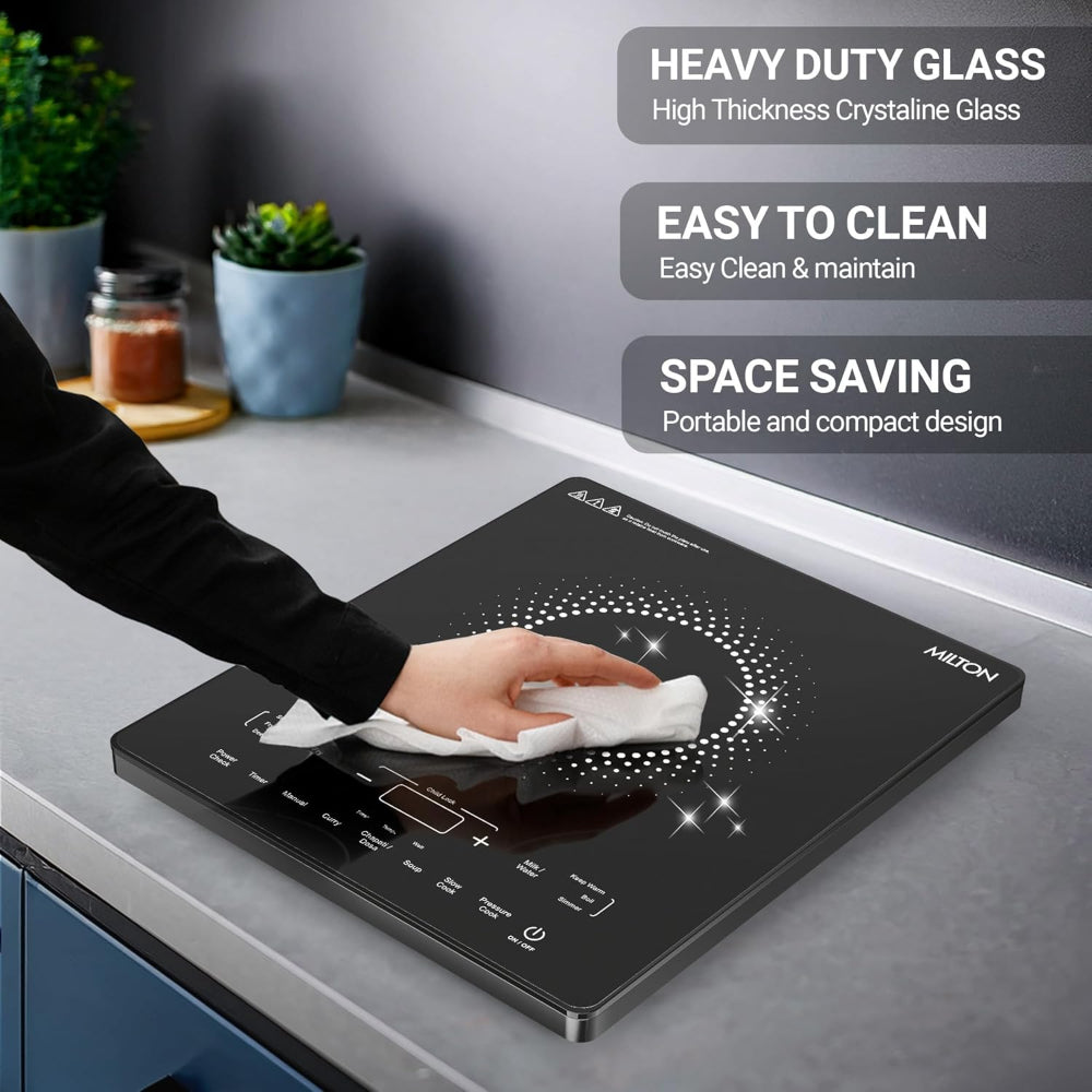 Milton Elio Elite 21.0 2100 Watts Portable Induction Cooktop - 6