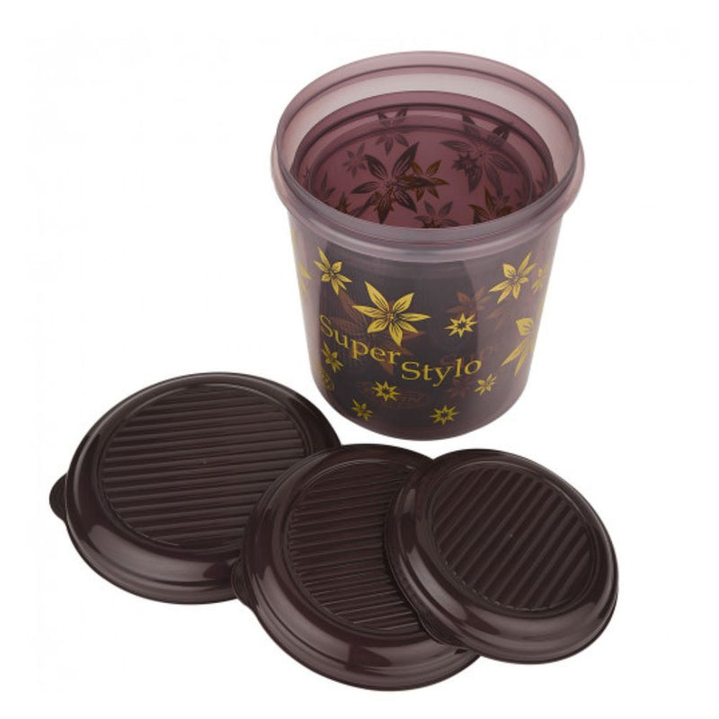 Asian Super Stylo Plastic Storage Container | Stackable | Multipurpose
