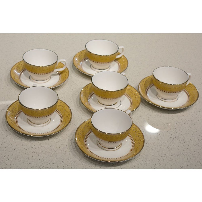 Oasis Italian Printed Cup Saucer Set - 5