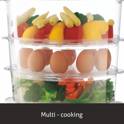 Glen Elecrtric 900 Watts Food Steamer with 60 Minute Timer - 2