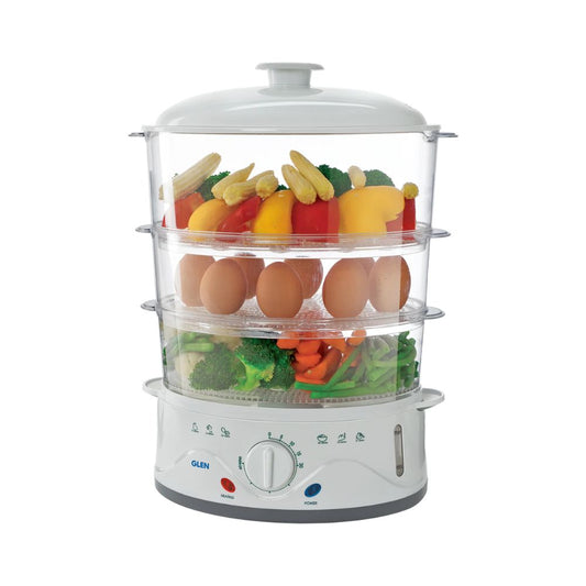 Glen Elecrtric 900 Watts Food Steamer with 60 Minute Timer - 1