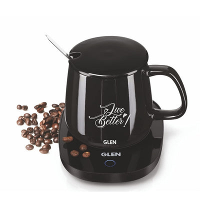 Glen Electric 16 Watts Coffee Mug Warmer Plate with Auto Shut Off and Heating Function - 1
