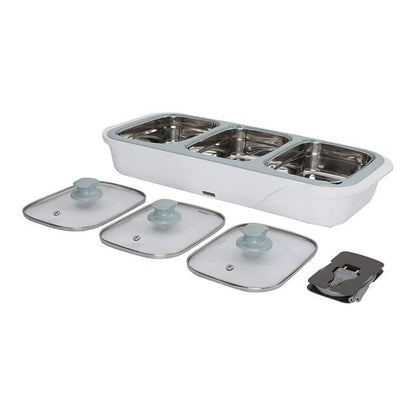Jaypee Plus E-3 Electric Casserole Set with Toughened Glass Lid - 2