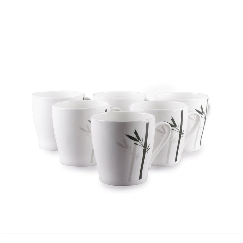 Clay Craft Ceramic Master Floral Printed 180 ML Coffee & Tea Mugs - 3