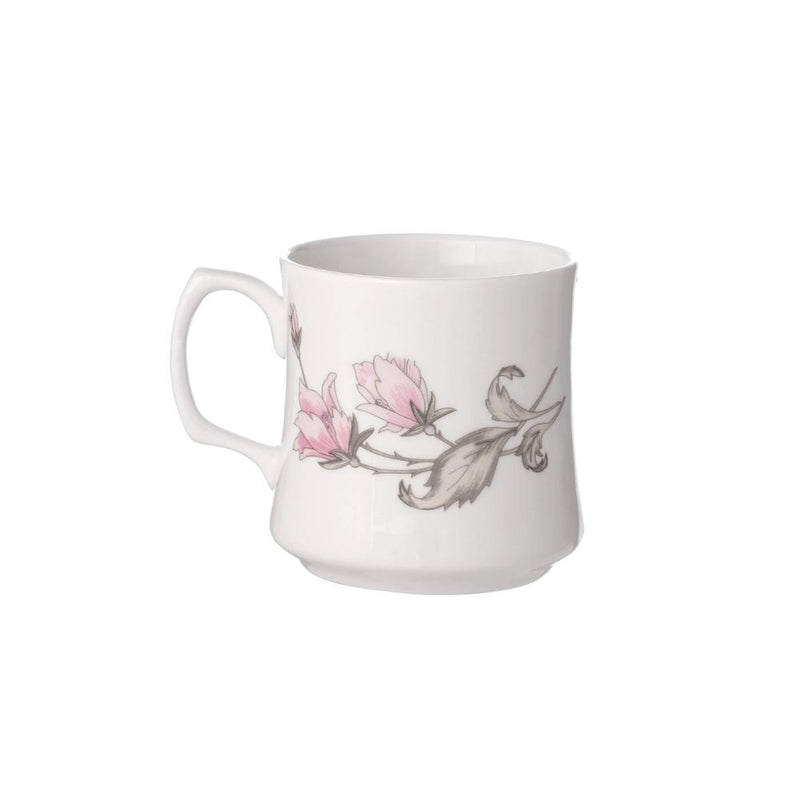 Clay Craft Ceramic Floral Printed 200 ML Coffee & Tea Mugs - 2