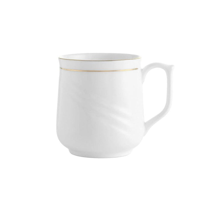 Clay Craft Ceramic New Lilly Gold Line 180 ML Coffee & Tea Mugs - 3