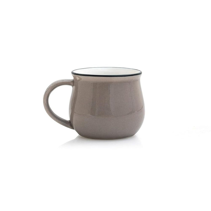 JCPL Ceramic Solid Donald 220 ML Coffee Mug Set - 6