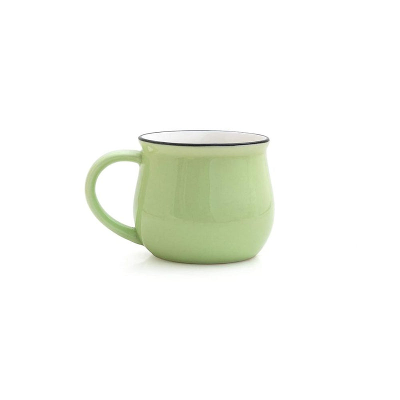 JCPL Ceramic Solid Donald 220 ML Coffee Mug Set - 4