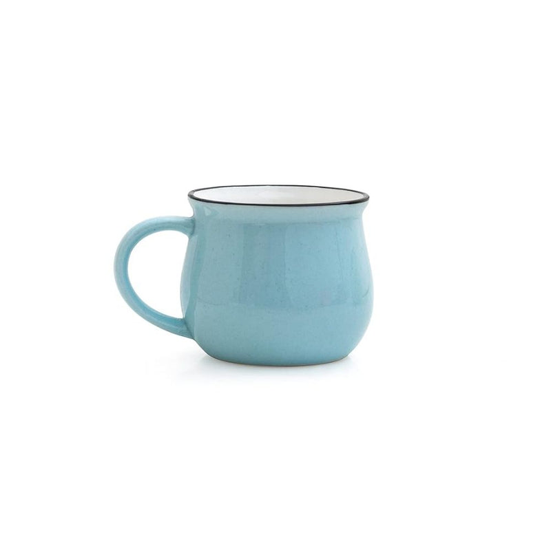 JCPL Ceramic Solid Donald 220 ML Coffee Mug Set - 8