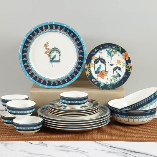 India Circus Ceramic Verdant Chef d'oeuvre Dinner Set - 1