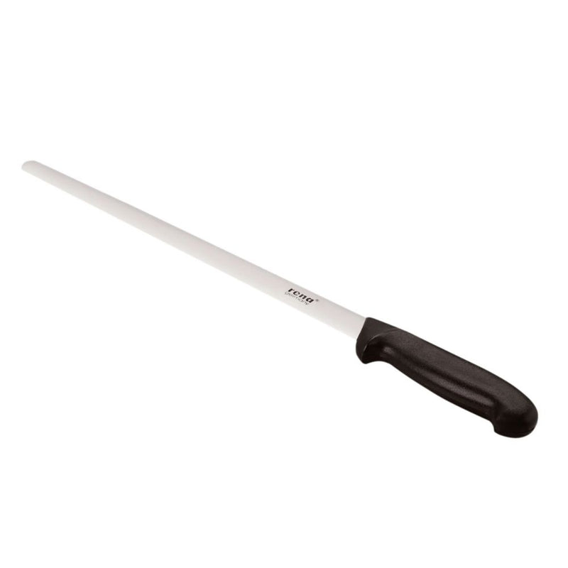 Rena Stainless Steel 340 MM Plain Blade Bread Knife with Plastic Hanadle - 1