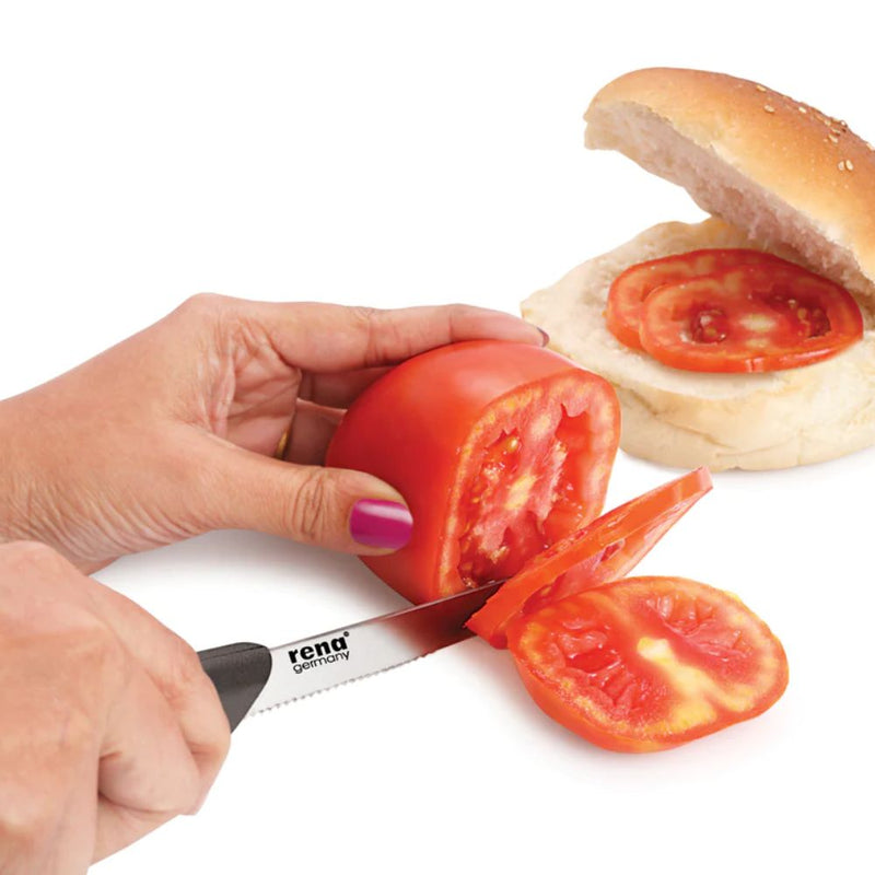 Rena Stainless Steel Tomato Knife with Plastic Handle - 3