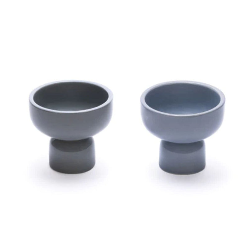 Rena Porcelain Goblet Shape Serving Bowl Set - 2