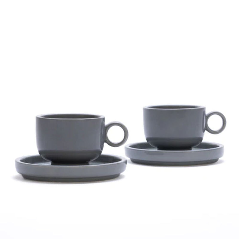 Rena Porcelain Cozy Cup Saucer Set - 2