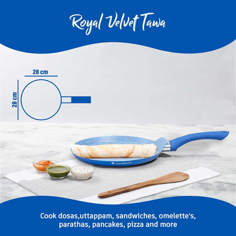 Wonderchef Royal Velvet Plus Aluminium Nonstick Cookware Set - 5