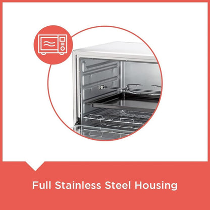 Black+Decker 48 Litre Oven Toaster Grill OTG with Rotisserie Convection for Grilling & Baking - 6