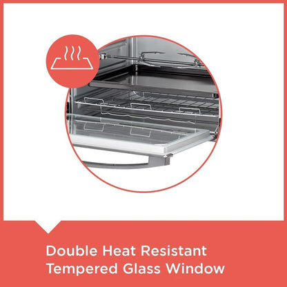 Black+Decker 48 Litre Oven Toaster Grill OTG with Rotisserie Convection for Grilling & Baking - 5