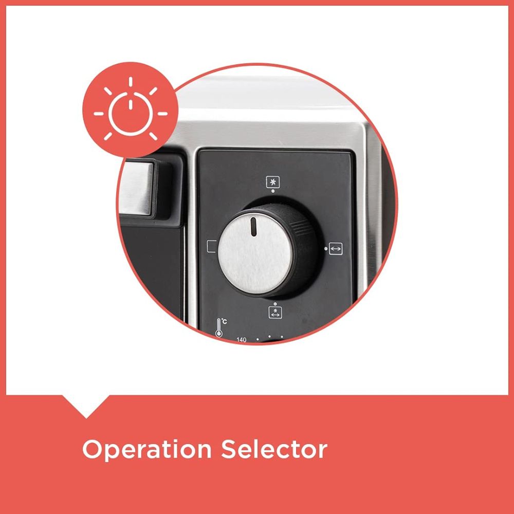 Black+Decker 48 Litre Oven Toaster Grill OTG with Rotisserie Convection for Grilling & Baking - 8