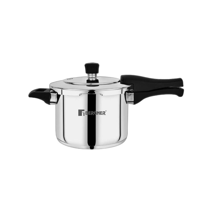 Bergner Pura Stainless Steel Pressure Cooker with Outer Lid - 2