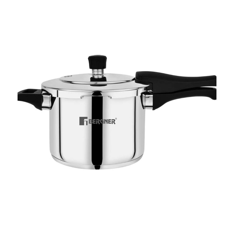 Bergner Pura Stainless Steel Pressure Cooker with Outer Lid - 3