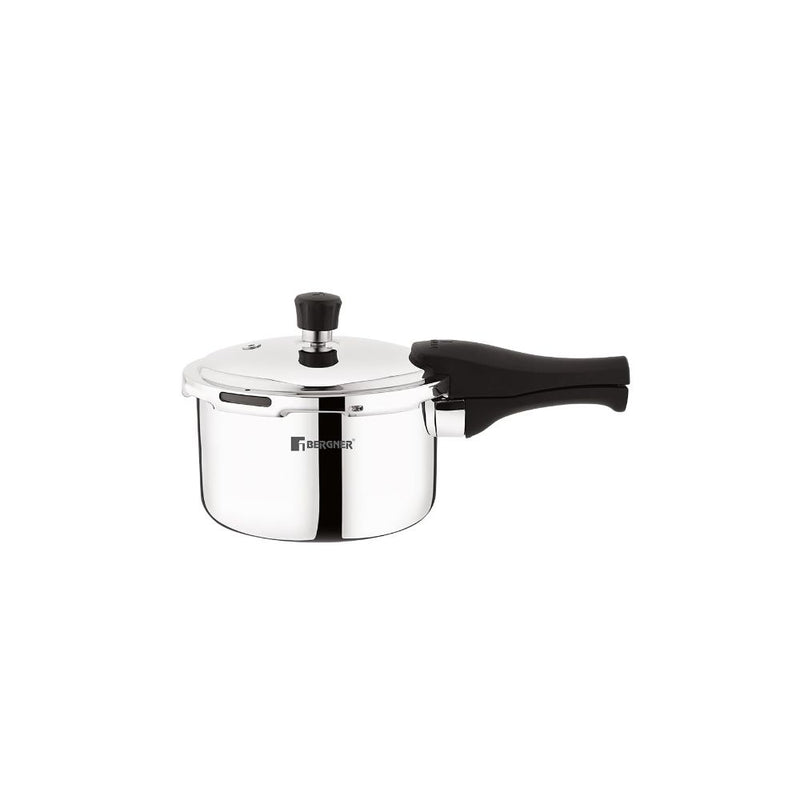 Bergner Trimax Tri-Ply Stainless Steel Outer Lid Pressure Cooker  - 1