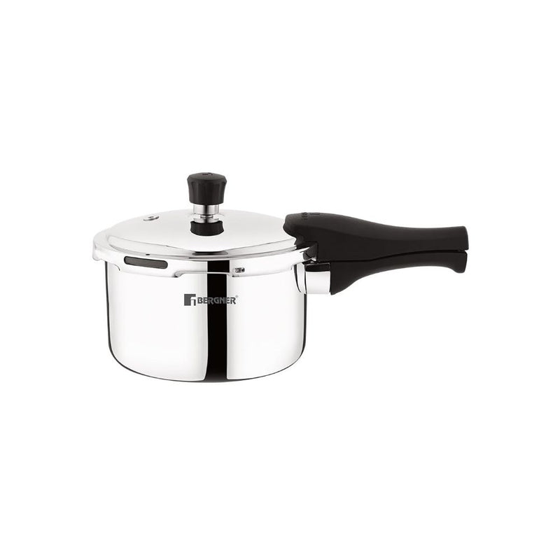 Bergner Trimax Tri-Ply Stainless Steel Outer Lid Pressure Cooker  - 2