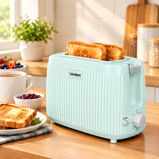 Softel Tandem 600 Watts 2-Slice Pop Up Toaster - 1
