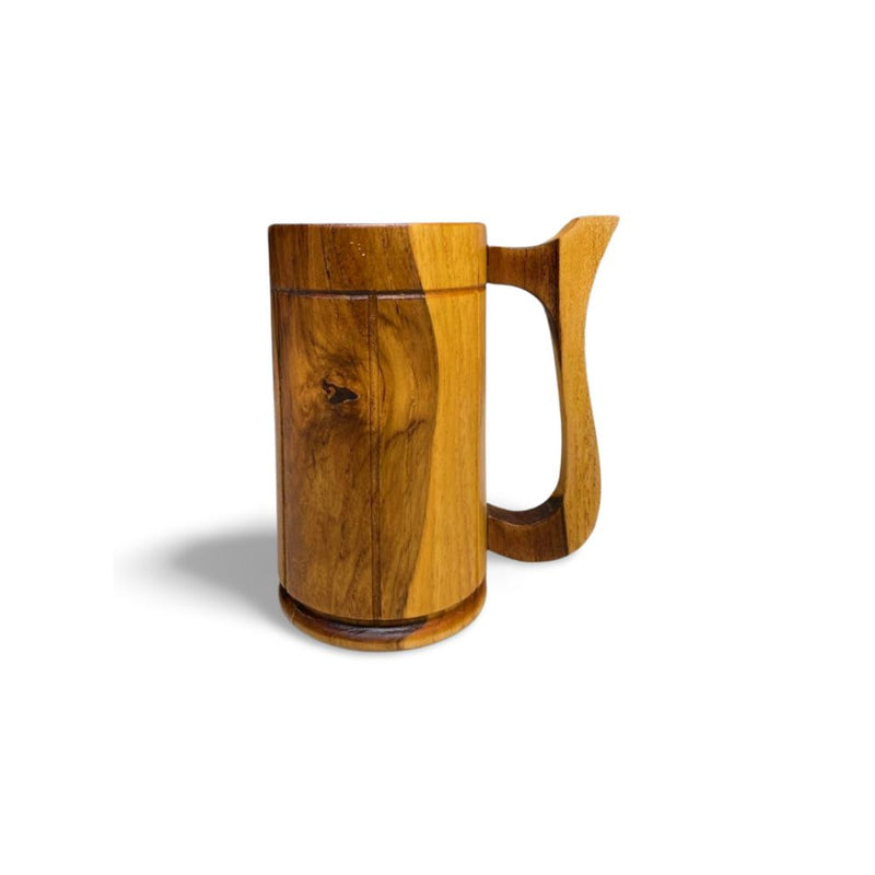 KVG Wooden Groove Beer Mug - 1