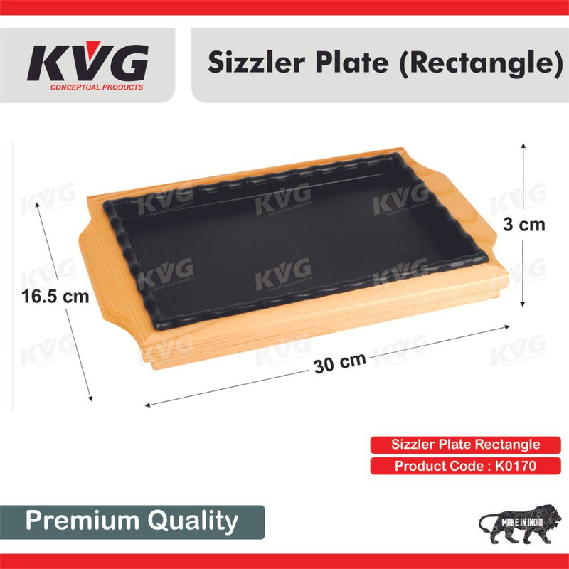 KVG Rectangle Sizzler Plate - 3