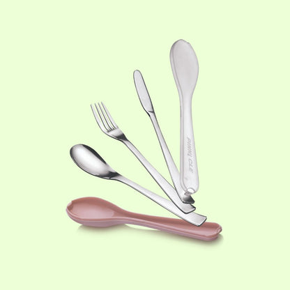 Pinnacle Pina Stainless Steel Pocket Cutlery Set with Cover - 2