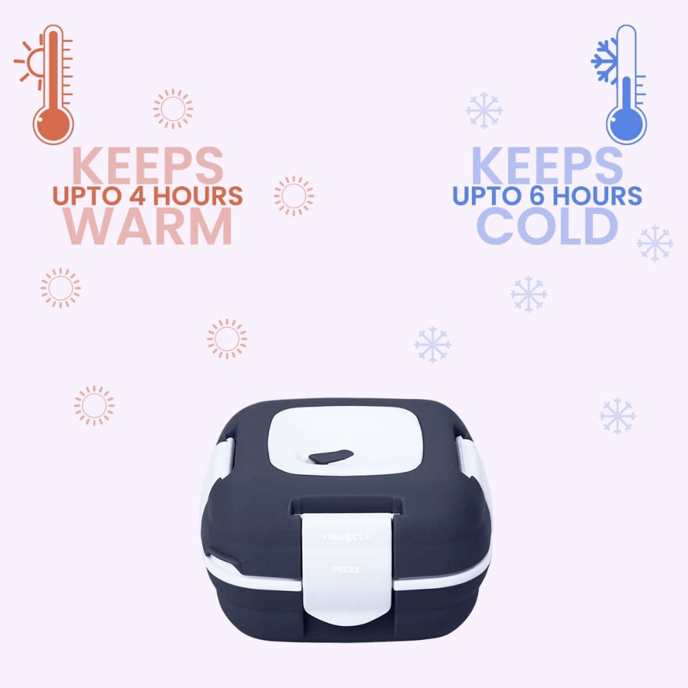 Pinnacle Pristine 1000 ML Stainless Steel Insulated Lunch Box - 8