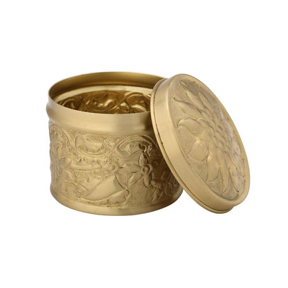 LaCoppera Pure Brass Nikashi Dabba - 2