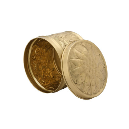 LaCoppera Pure Brass Nikashi Dabba - 3