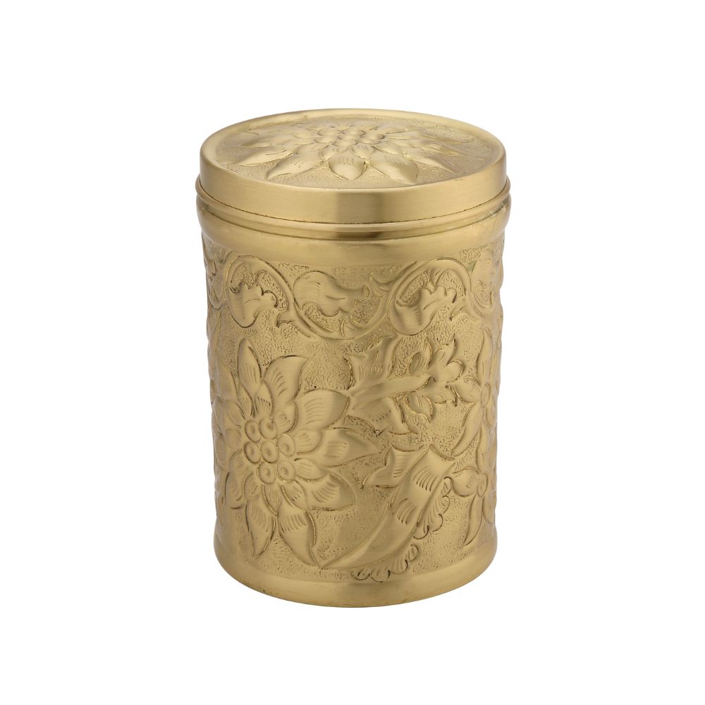 LaCoppera Pure Brass Nikashi Dabba - 7