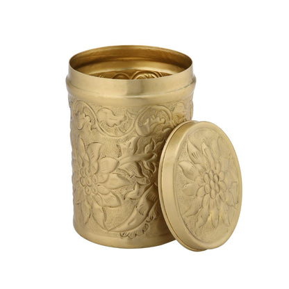 LaCoppera Pure Brass Nikashi Dabba - 8