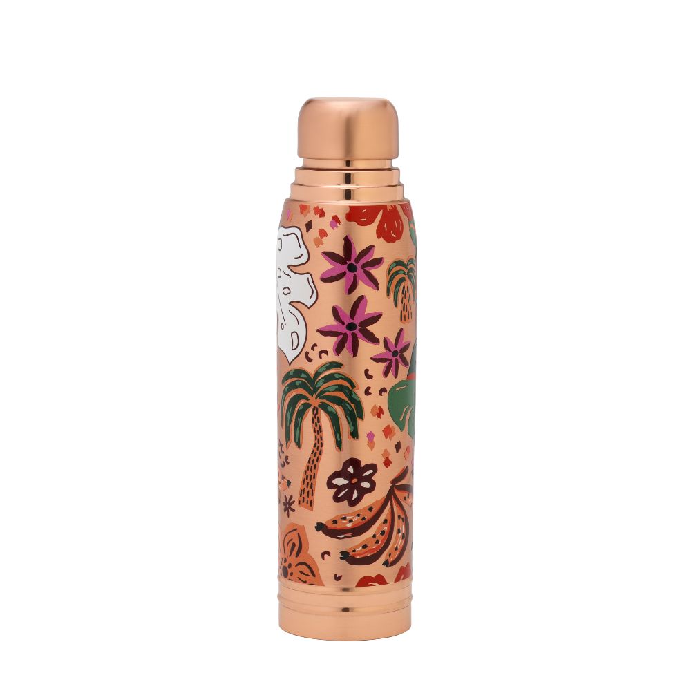 Lacoppera Copper Ayursip 3D Printed 1000 ML Water Bottle | 1 Pc