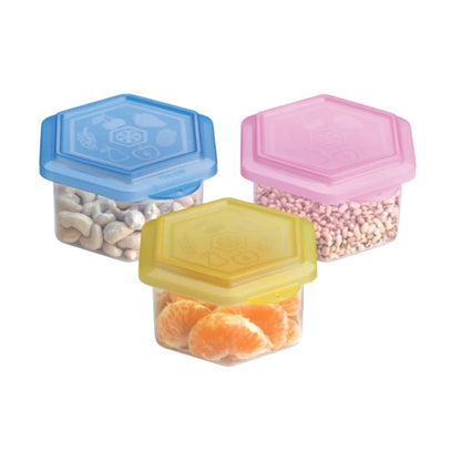 Nestwell Plastic Food Container Set | Set of 3 Pcs