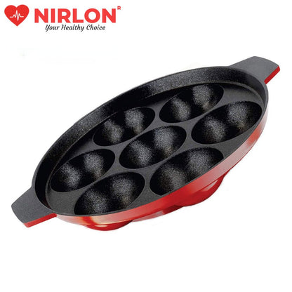 Nirlon Aluminium Non-Stick 7 Cavity Appam Patra - 3