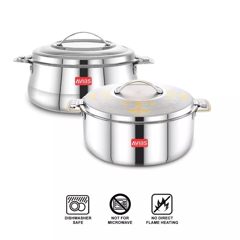 AVIAS Festive Riara Casserole Set | Emerald | Silver-7