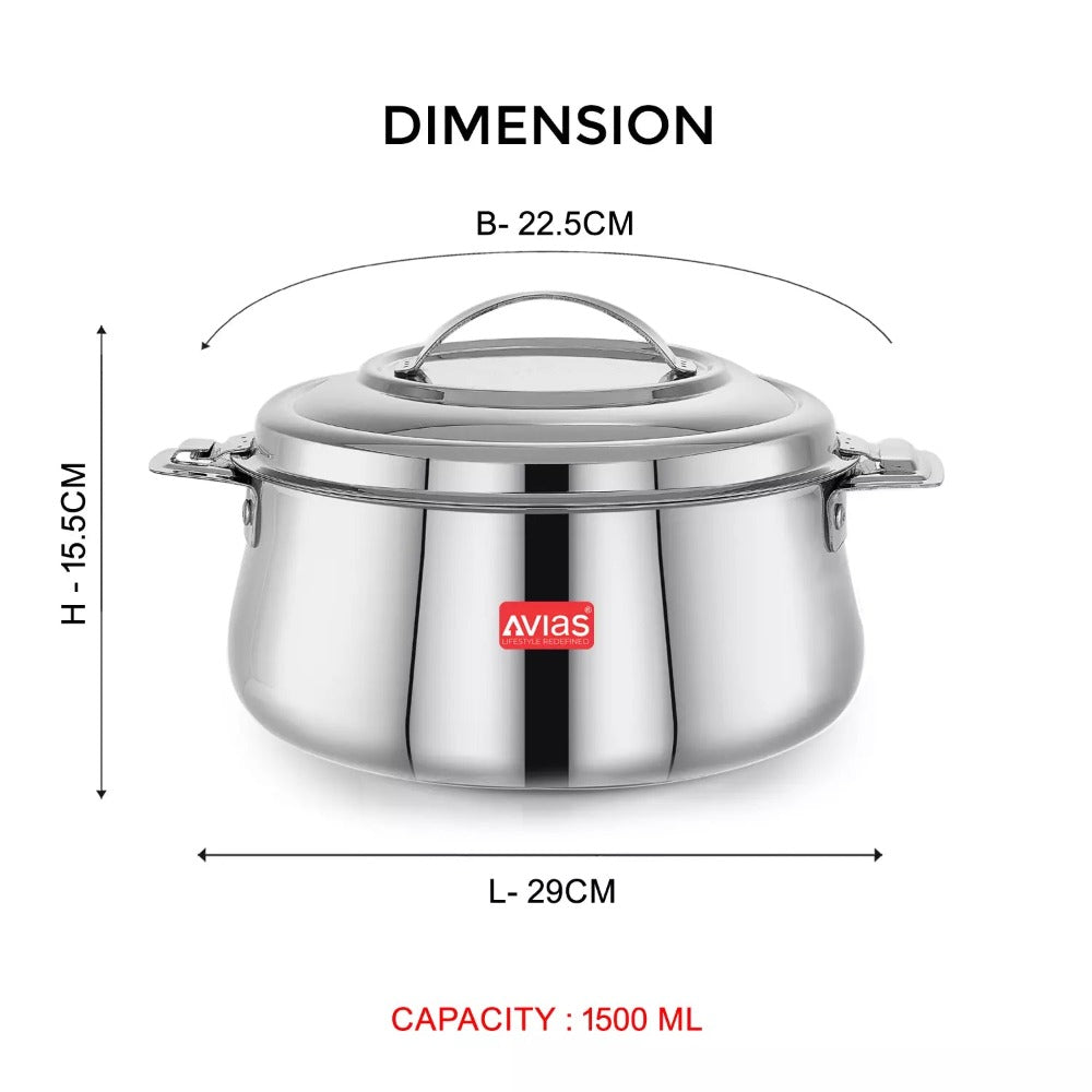 AVIAS Festive Riara Casserole Set | Emerald | Silver-3